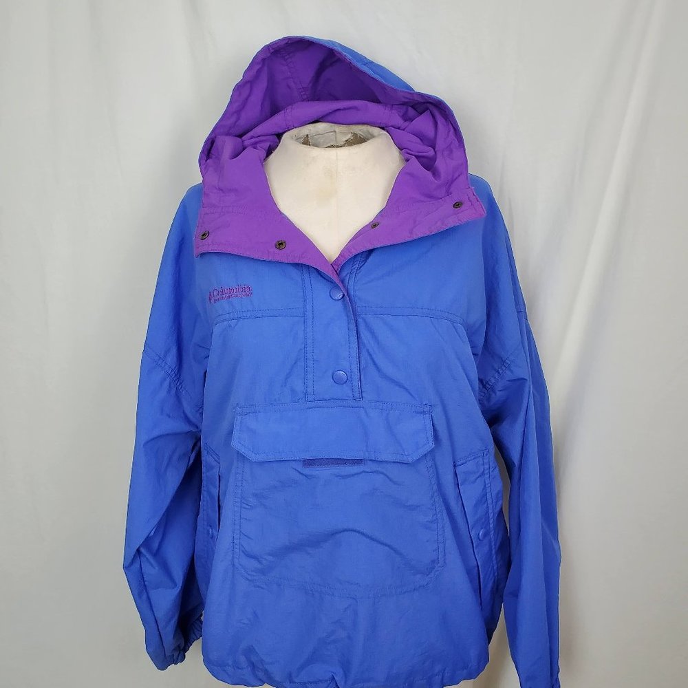 Columbia Blue / Purple Women's Jacket Size M Rain